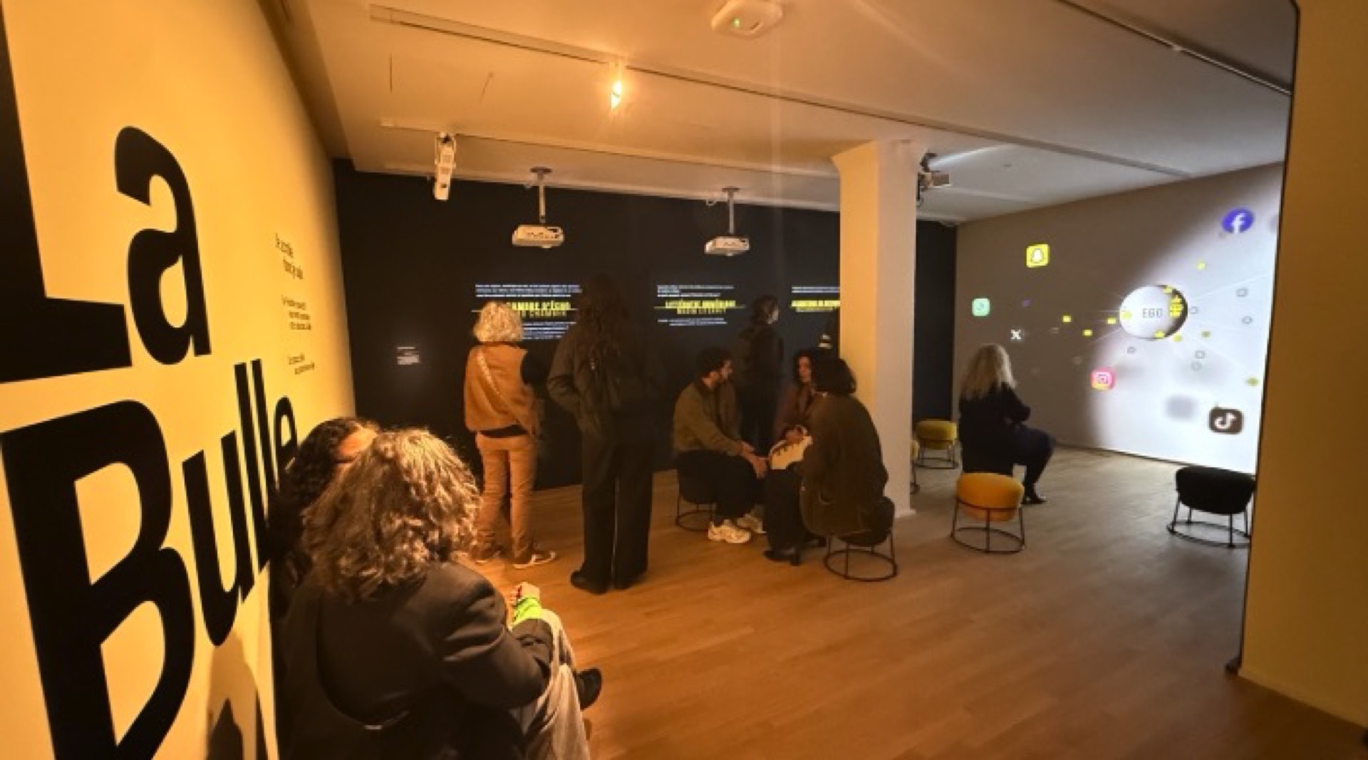 Installation Cogito Ego Sum, vue de salle