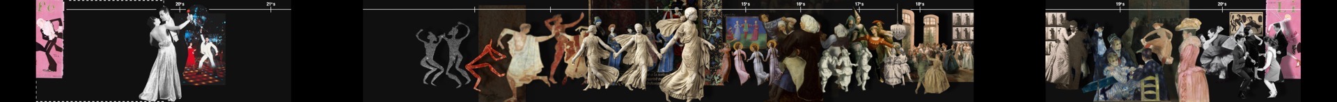 Fresque historique projetée, Le Manège à danser
