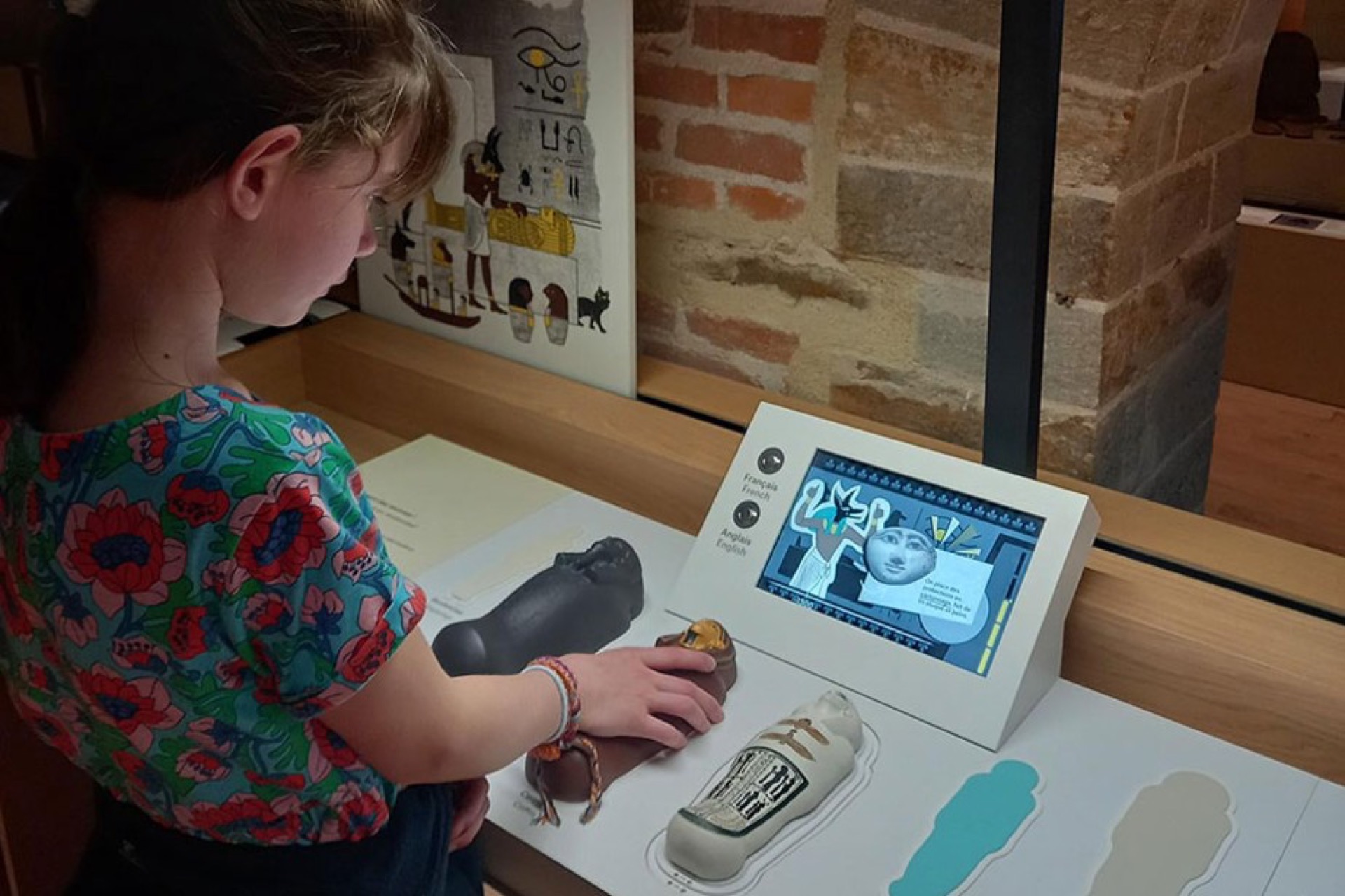 Dispositif tactile du Musée Dobrée